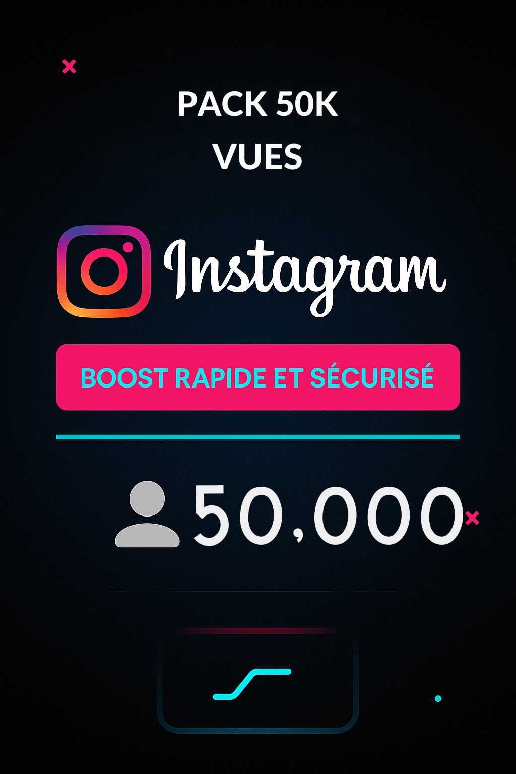 ✅ Instagram Vues – Influenceur (50 000 vues)