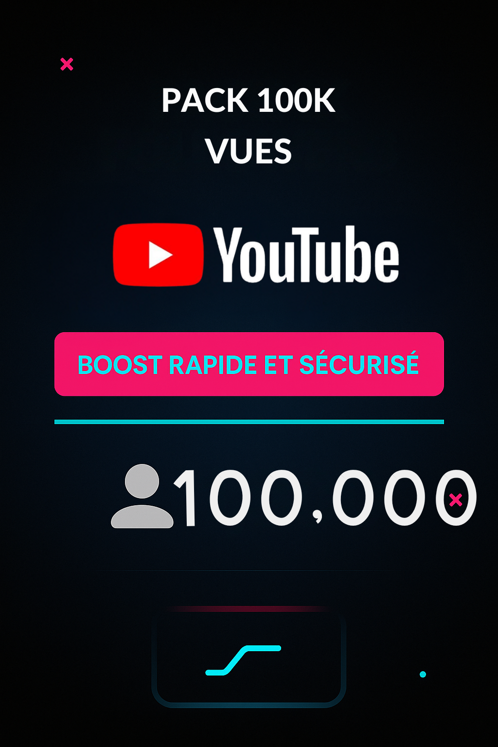 ✅ YouTube Vues – Pro Creator (100 000 vues)