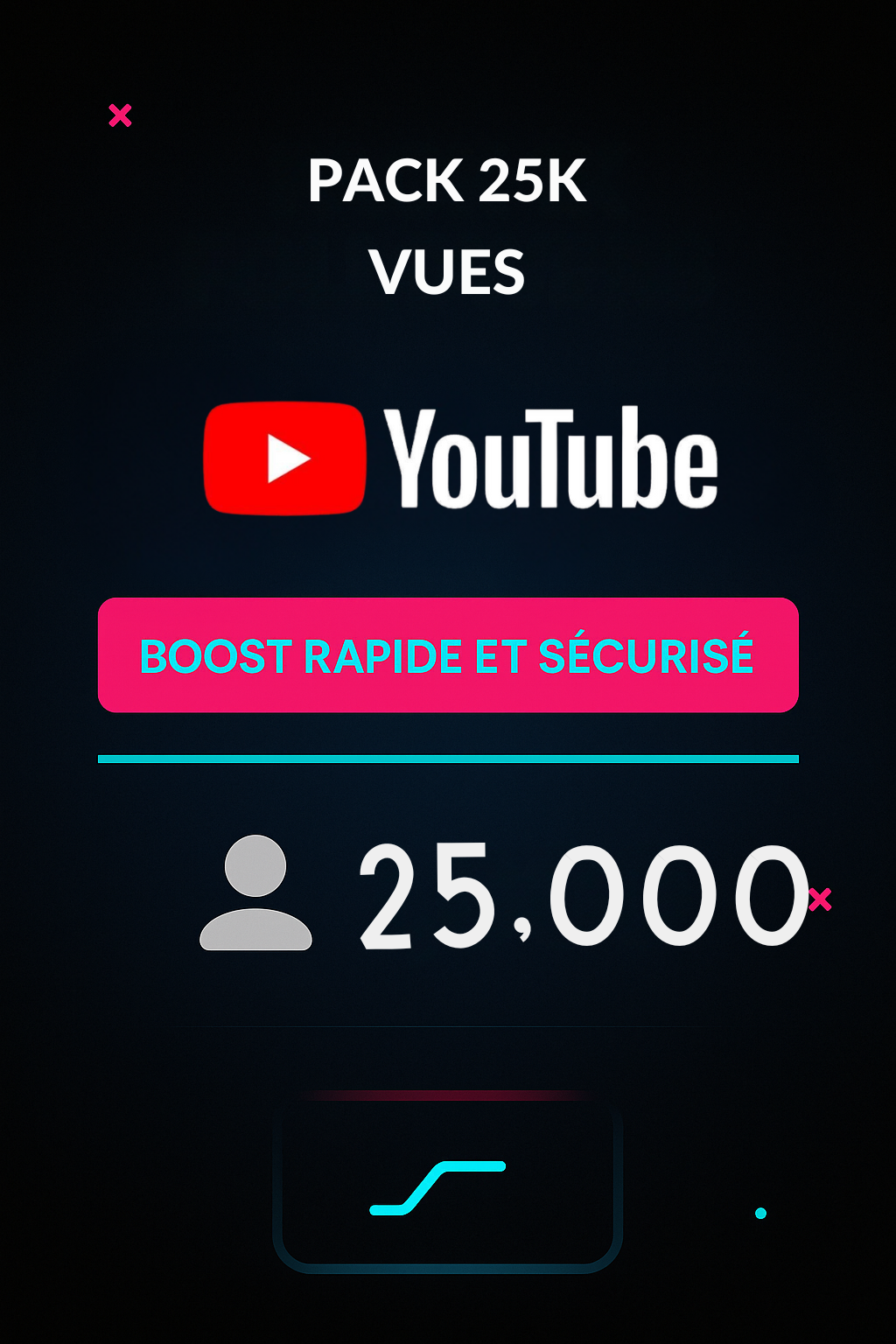✅ YouTube Vues – Explosion (25 000 vues)