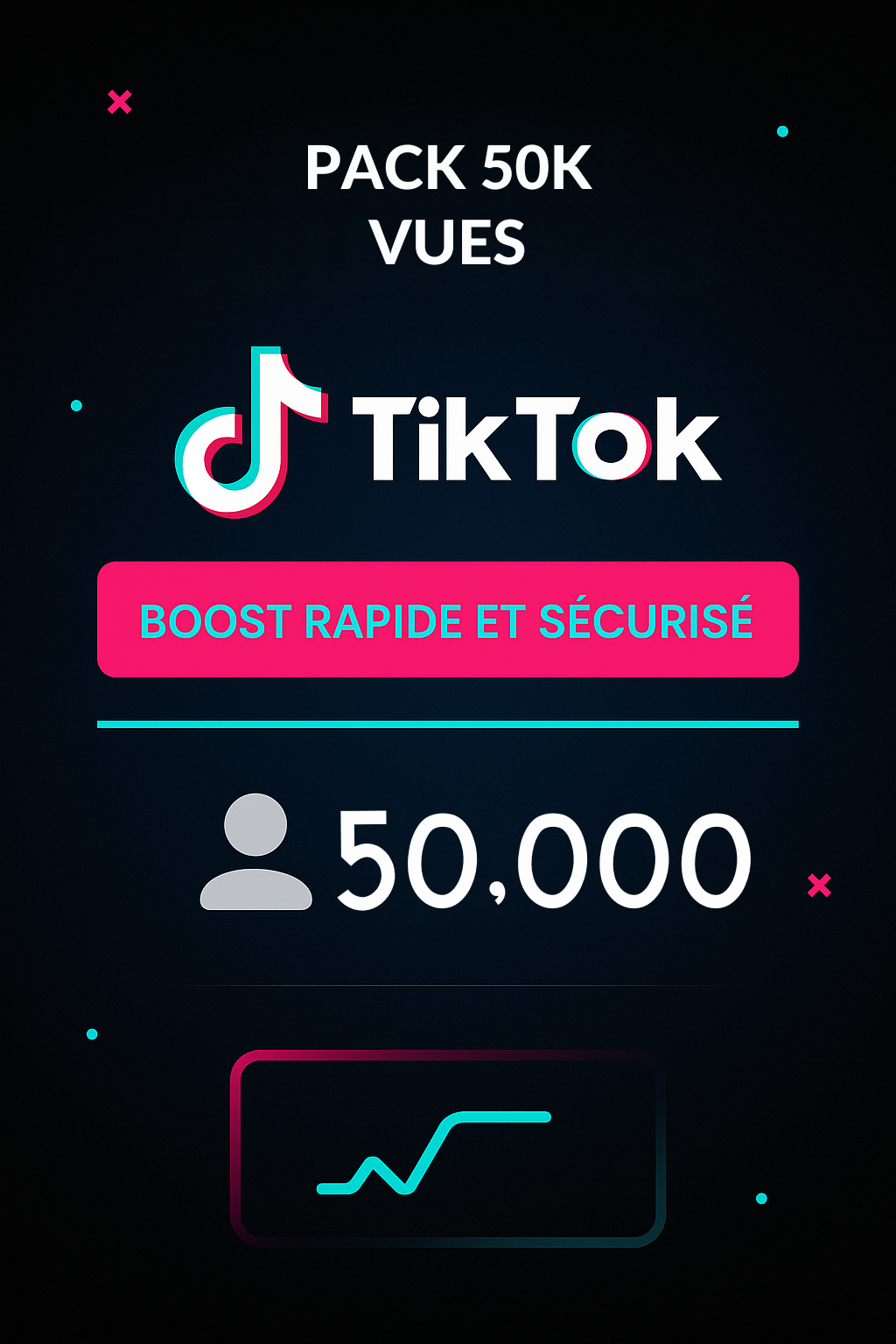 ✅ TikTok Vues – Hype Max (50 000 vues)